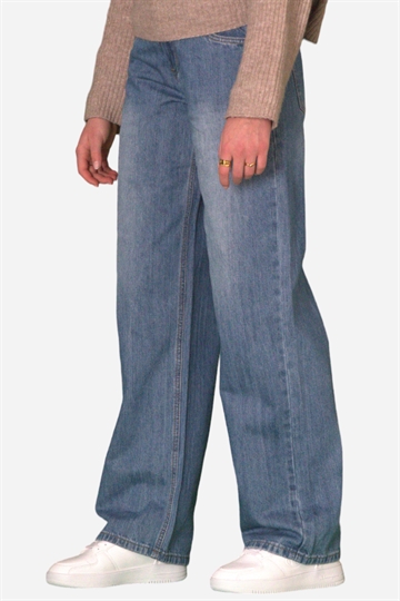 D-xel Power Low Jeans - Denimblå